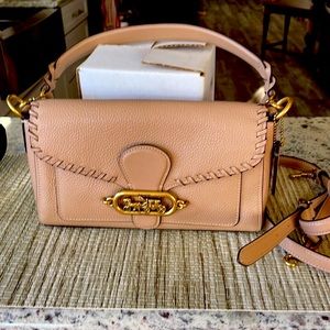Tan Coach cross body